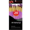 Paint Brushes Set 2-Pack 20 Pieces for Acrylic, Oil, and Watercolor Painting Artist Paintbrushes for Body, Face, Rock, Canvas Kids and Adult Drawing Arts and Crafts Supplies Purple